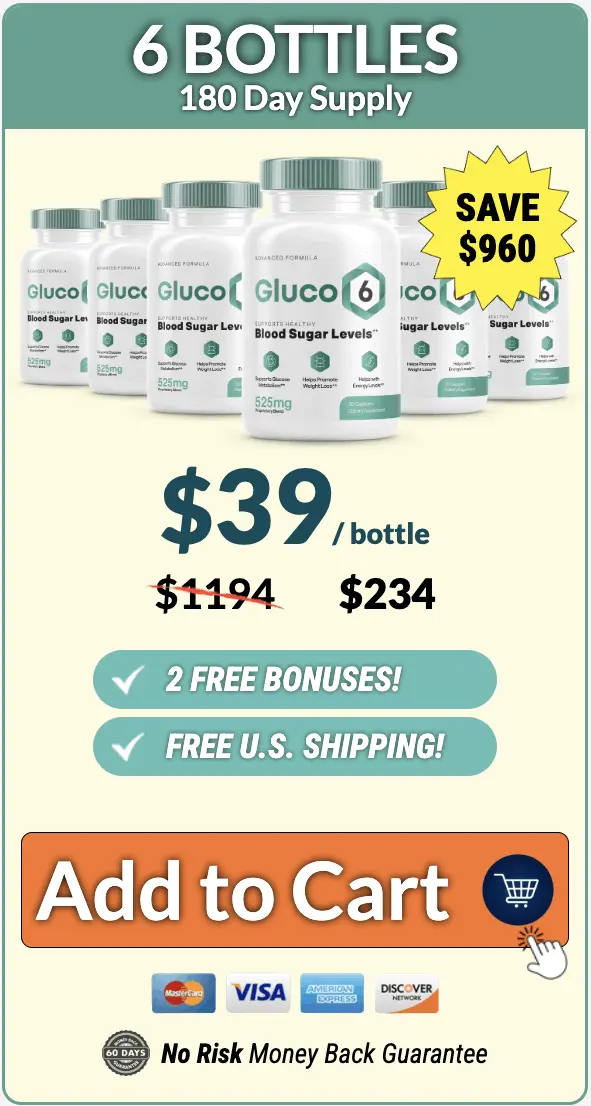 Gluco6 3 bottle